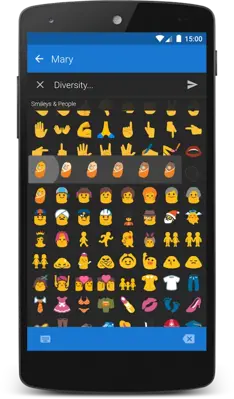 Textra Emoji - Android Style android App screenshot 0