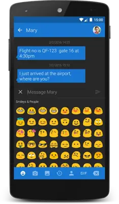 Textra Emoji - Android Style android App screenshot 2