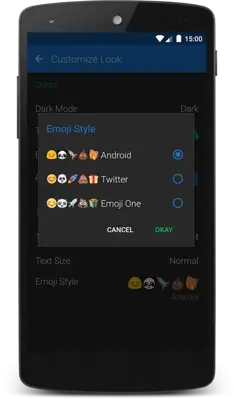 Textra Emoji - Android Style android App screenshot 3